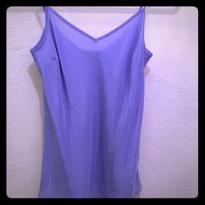 J Crew blue silk top **New with tags